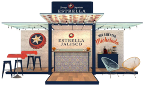 mobile marketing bar tequila event logistics shipping