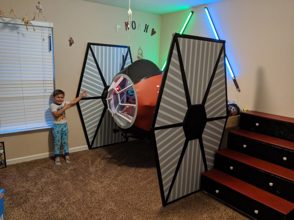 etsy kids star wars bed