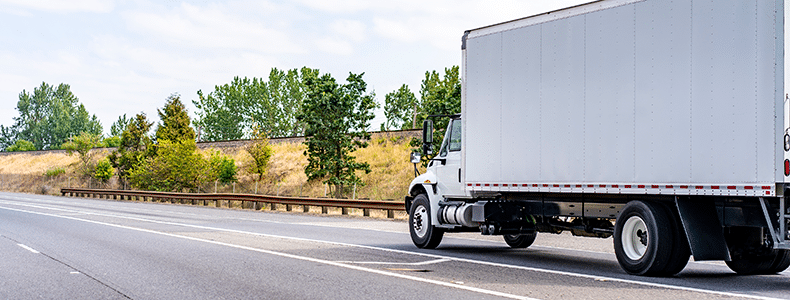 secondhand furniture being delivered in box truck