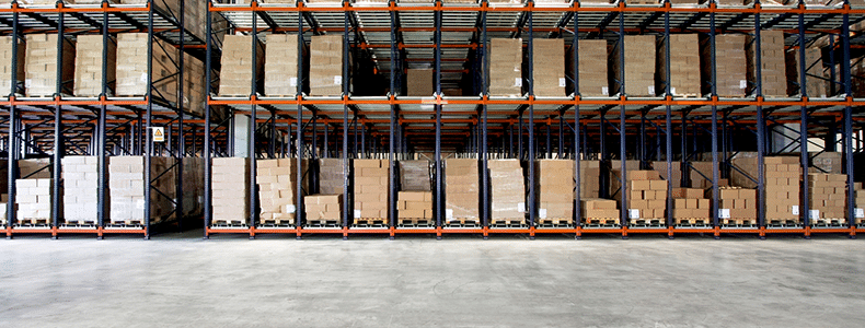 ltl freight shown in warehouse
